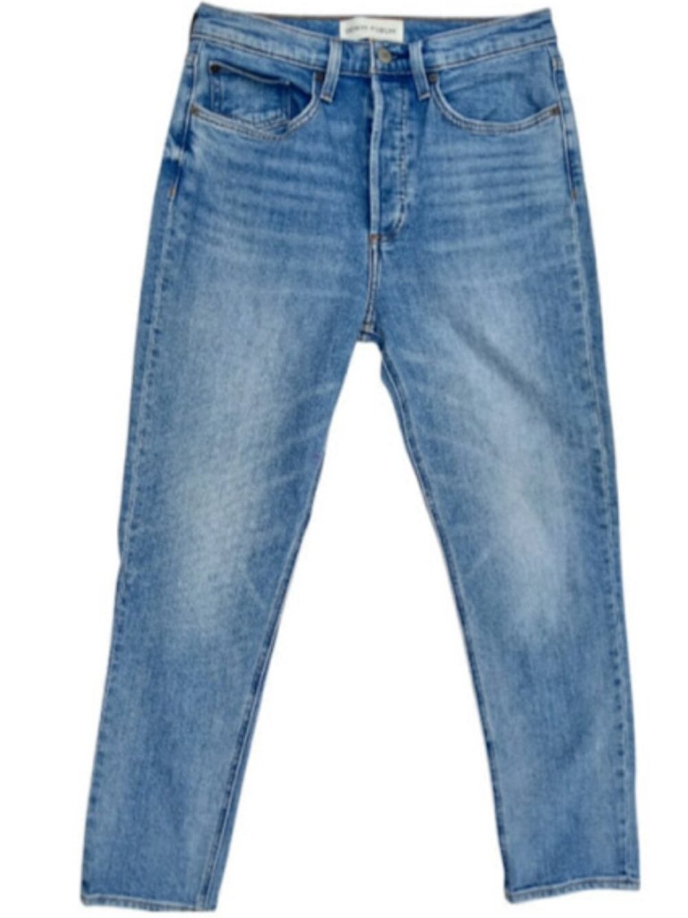Denim Forum Yoko Jeans 26 High Rise Slim Straight